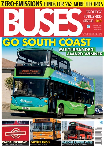 Buses Magazine issue  March 2019