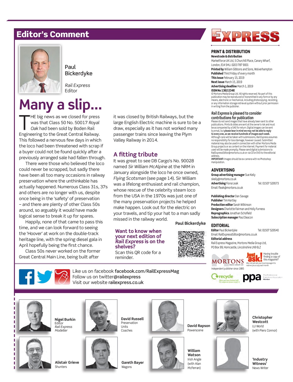 Rail Express Preview Pages