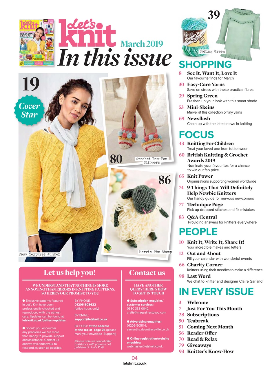 Let's Knit Preview Pages