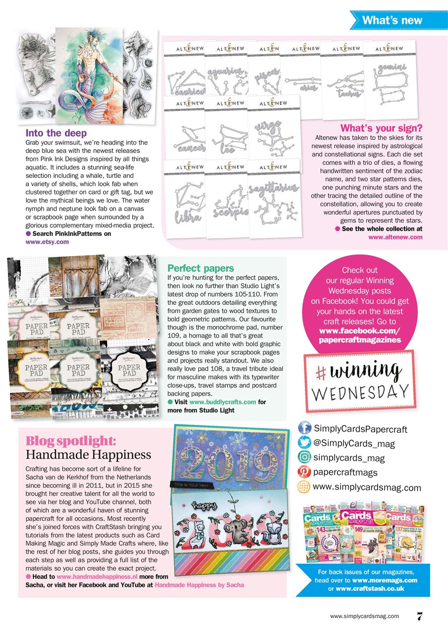 Simply Cards & Papercraft Preview Pages