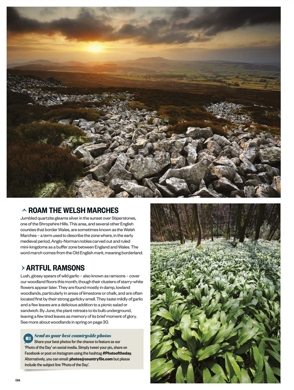 BBC Countryfile Magazine Preview Pages