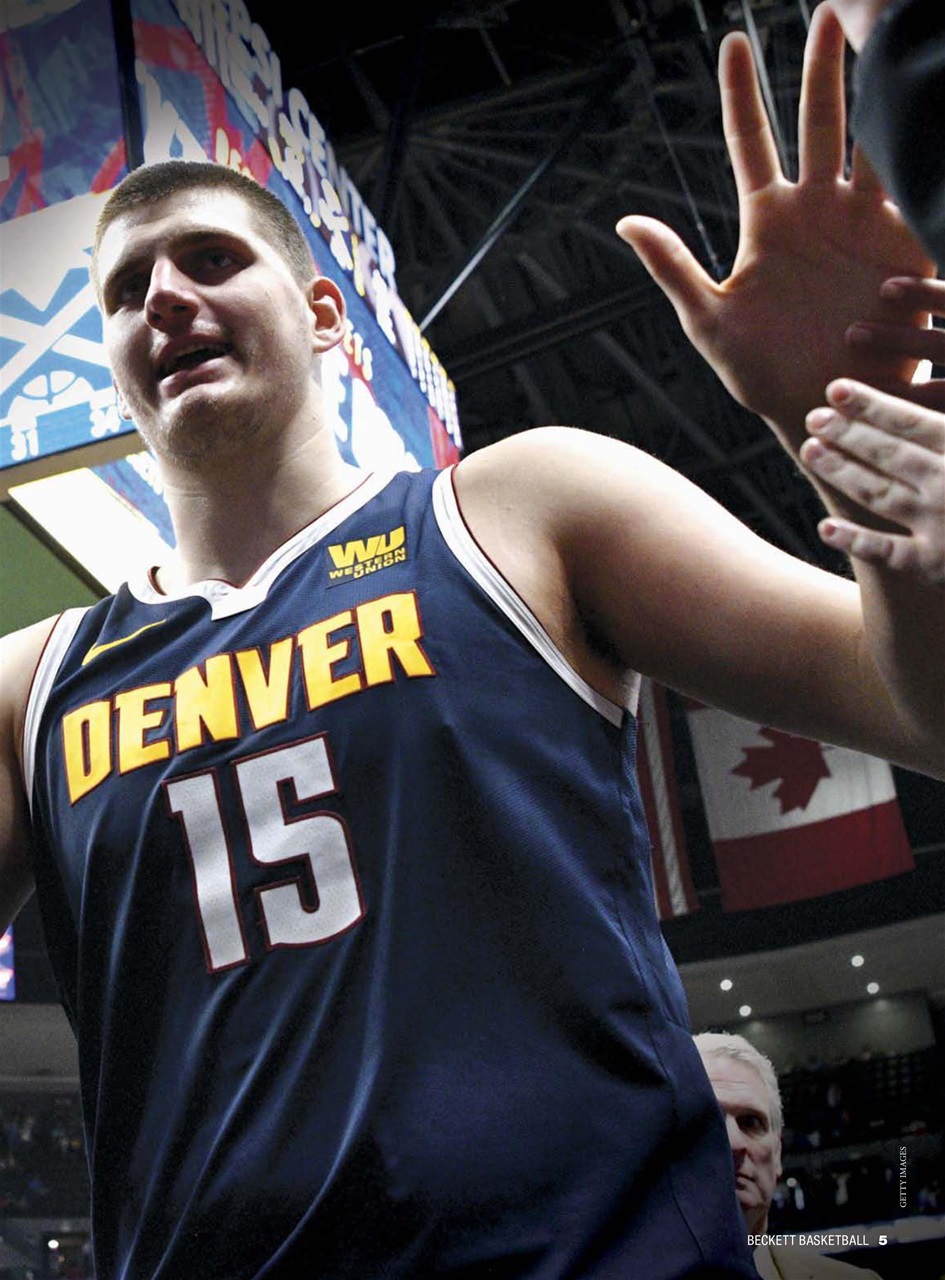Beckett Basketball Magazine Preview Pages