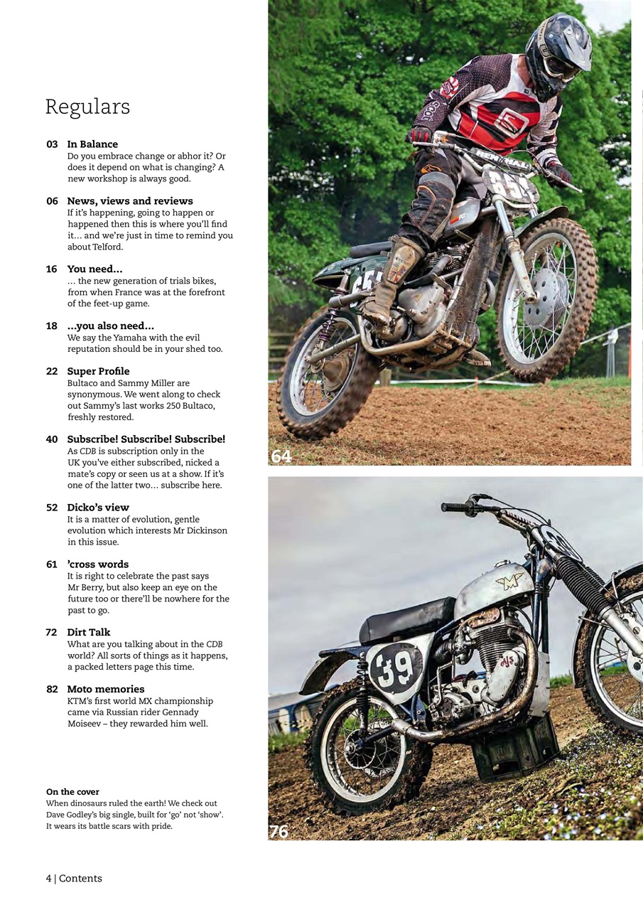 Classic Dirt Bike Preview Pages