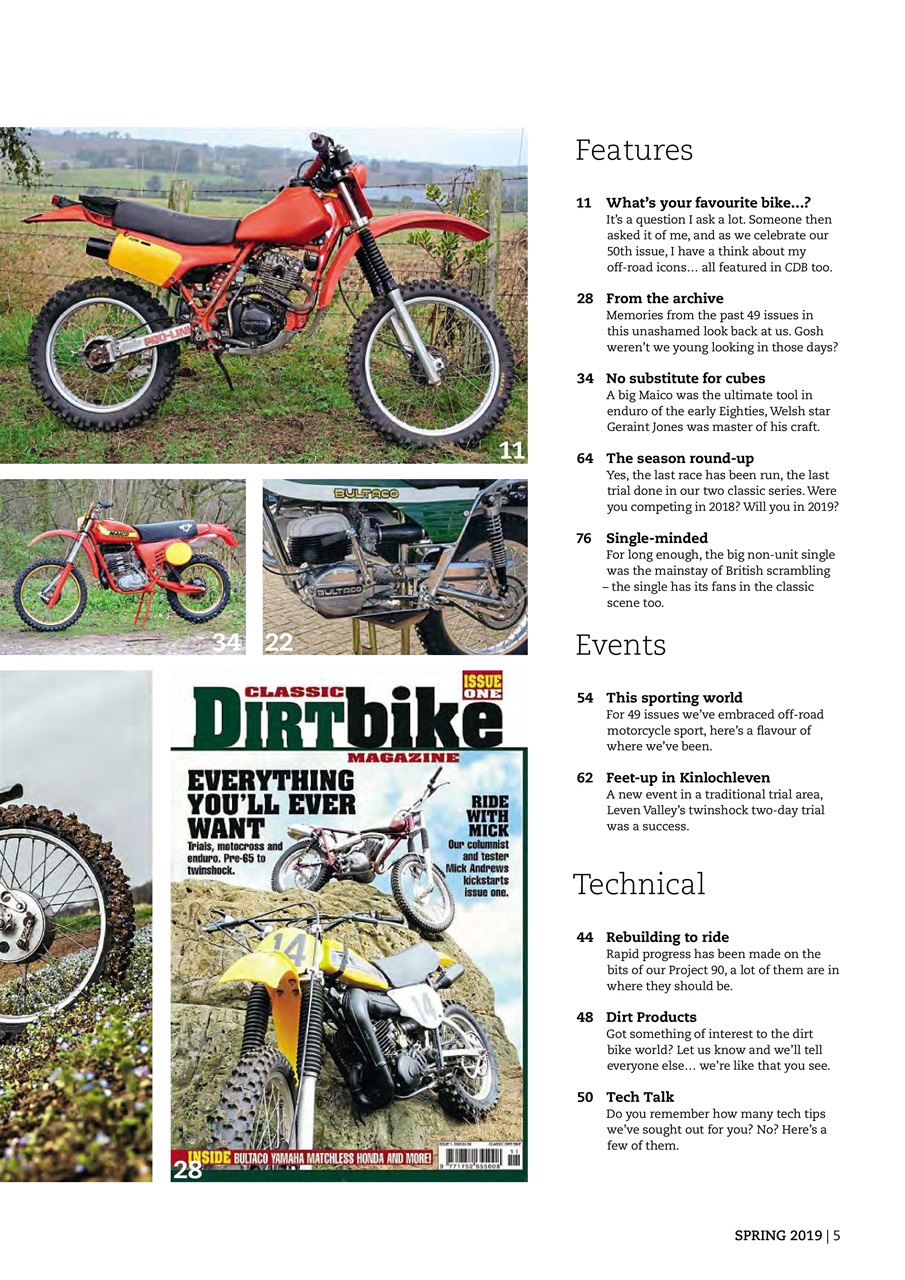 Classic Dirt Bike Preview Pages
