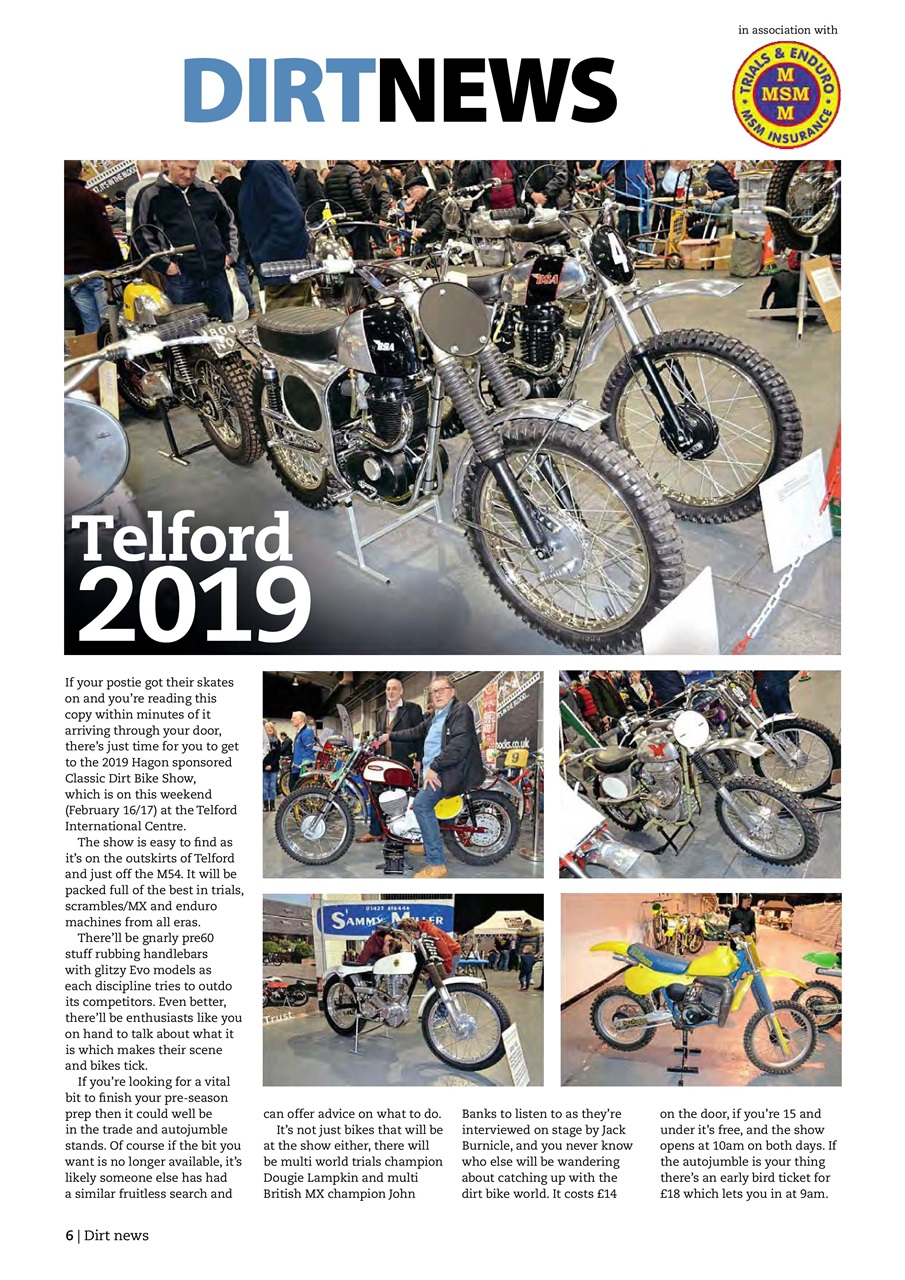 Classic Dirt Bike Preview Pages