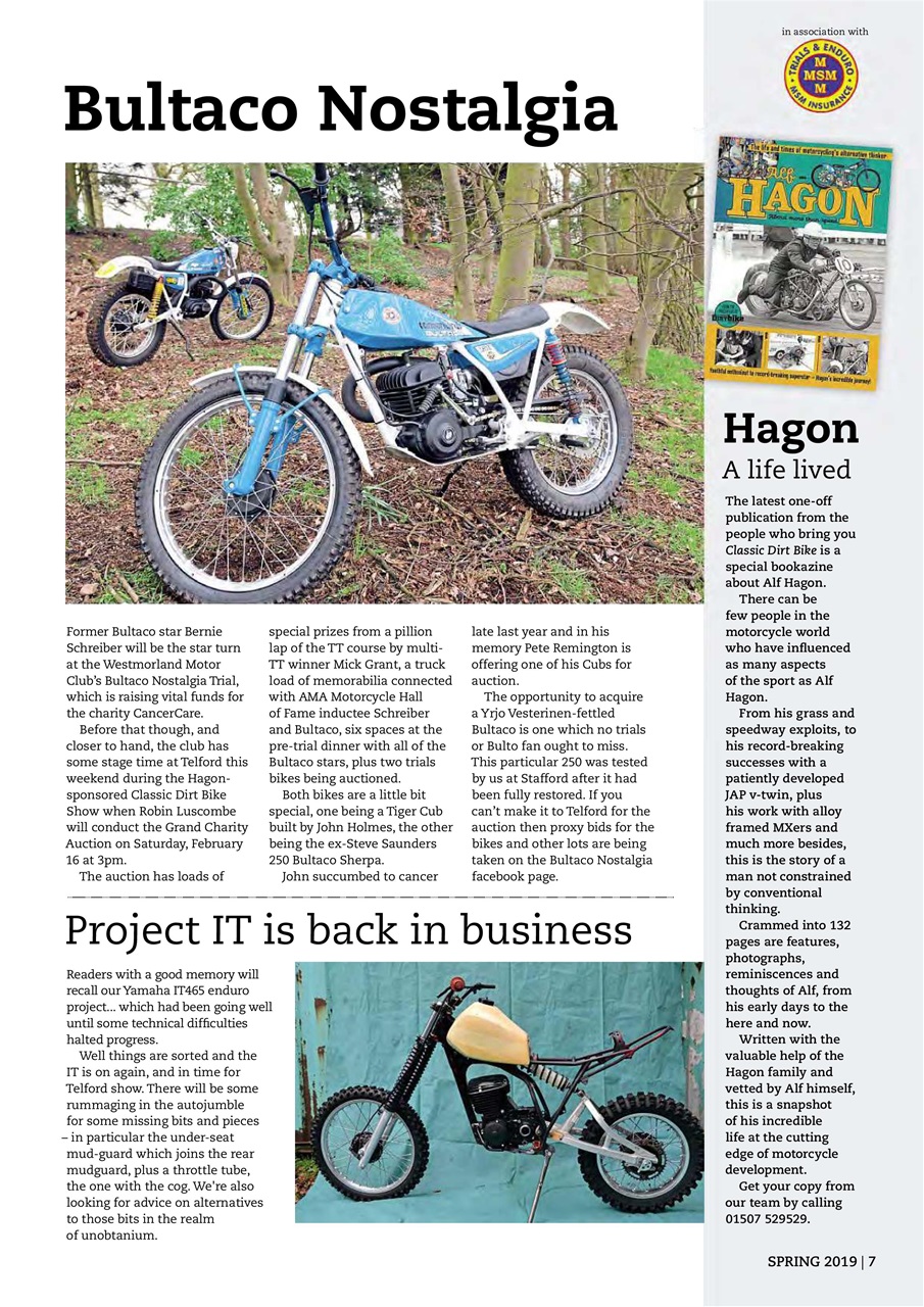 Classic Dirt Bike Preview Pages