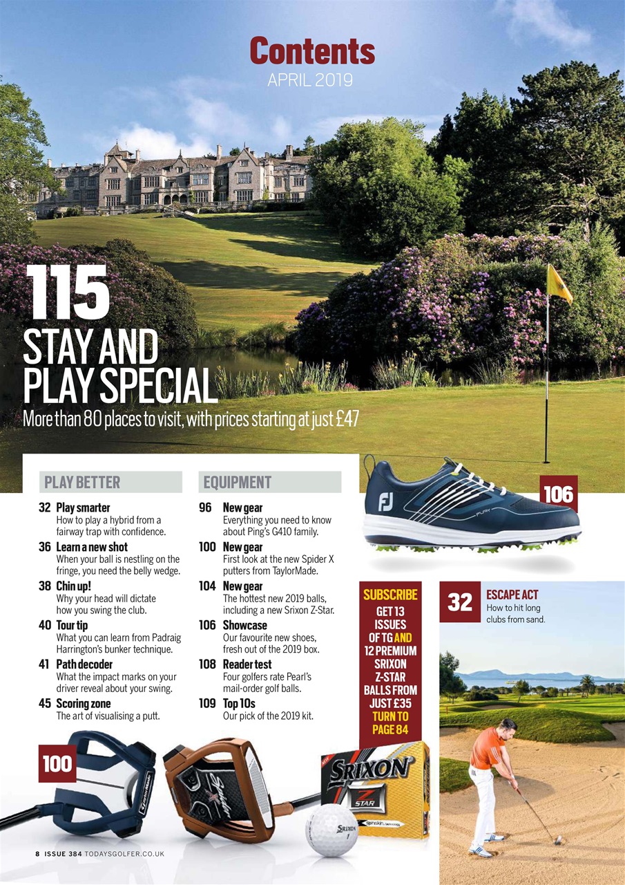 Today's Golfer Preview Pages