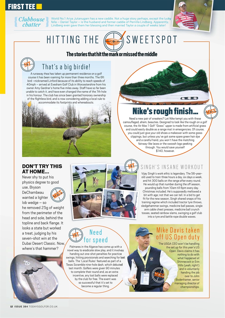 Today's Golfer Preview Pages