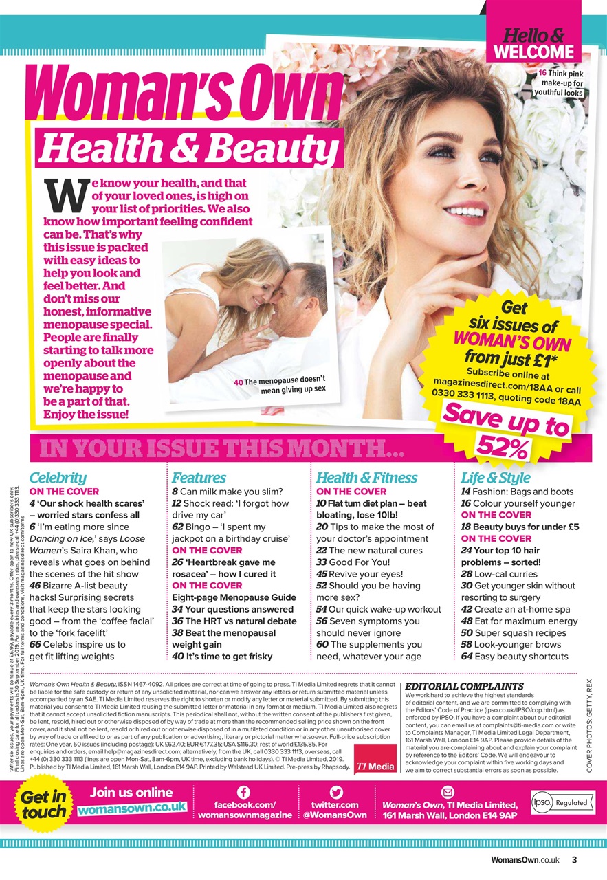 Woman's Own Lifestyle Special Preview Pages