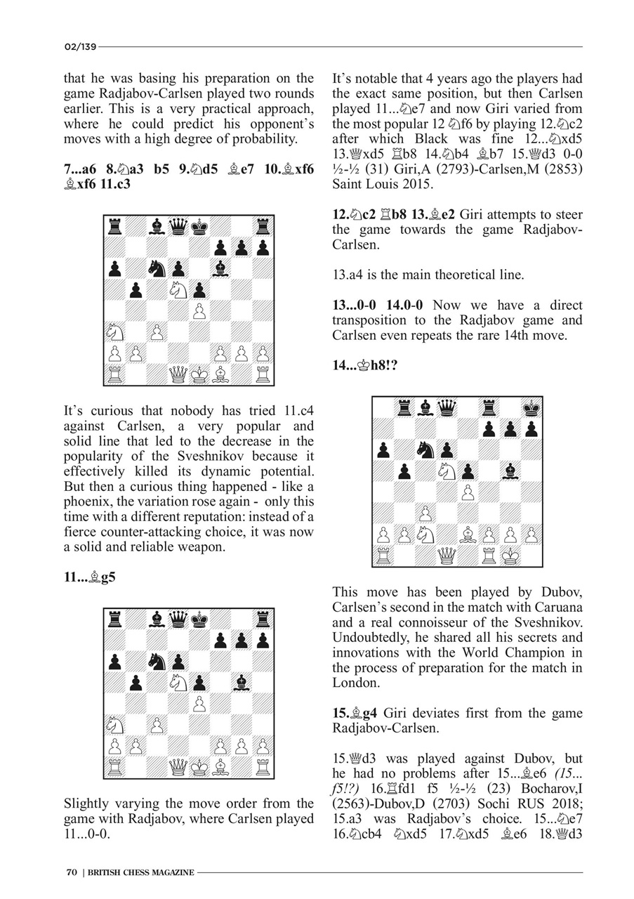 British Chess Magazine Preview Pages
