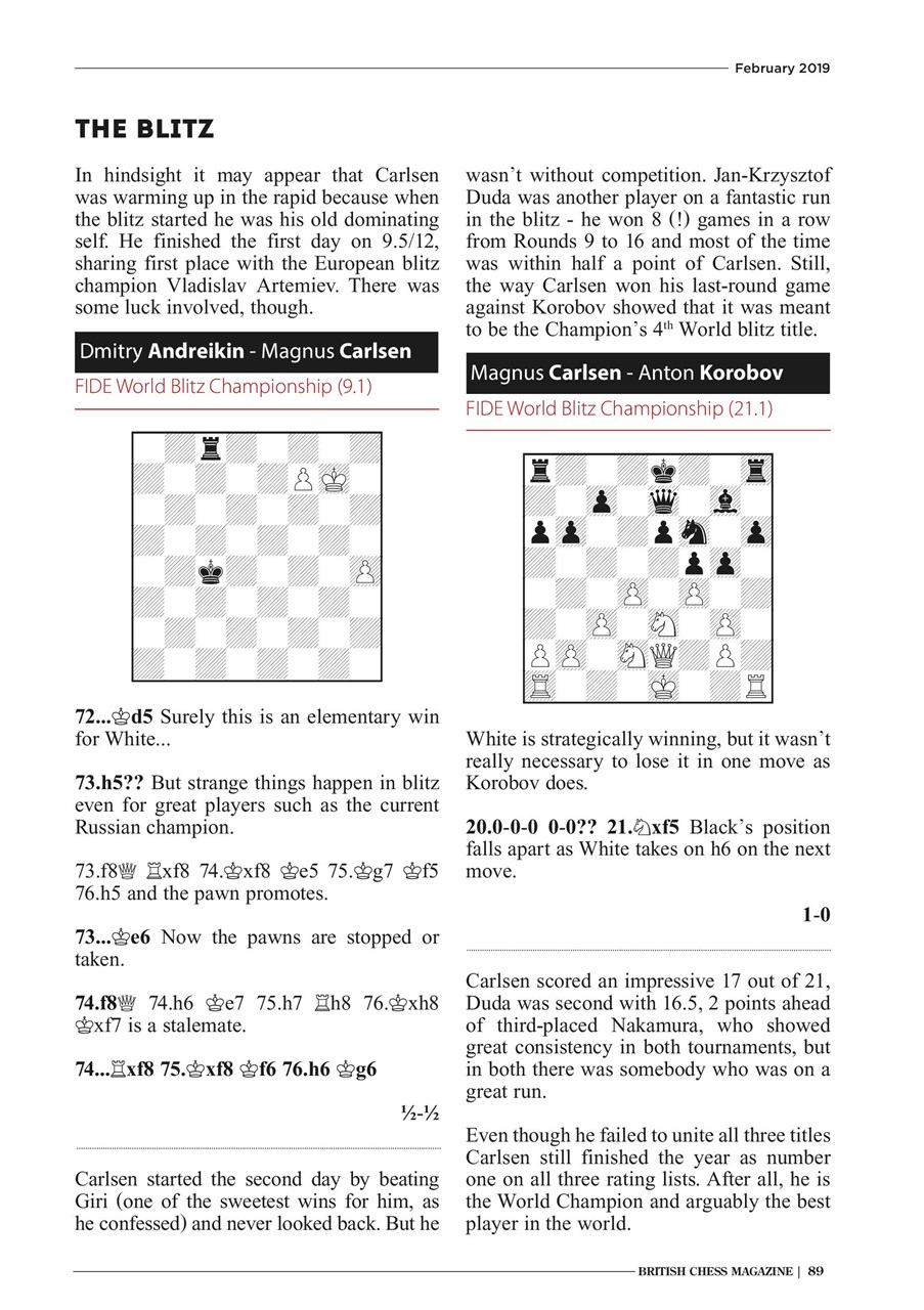 British Chess Magazine Preview Pages
