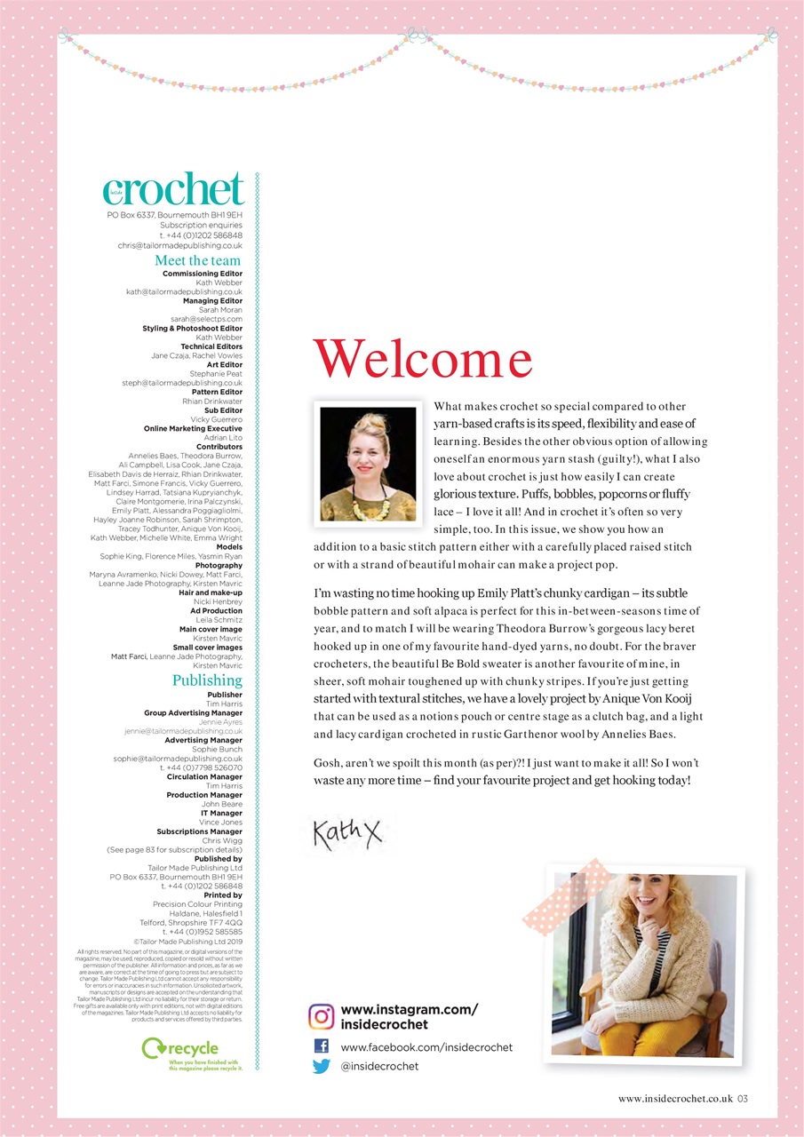 Inside Crochet Preview Pages