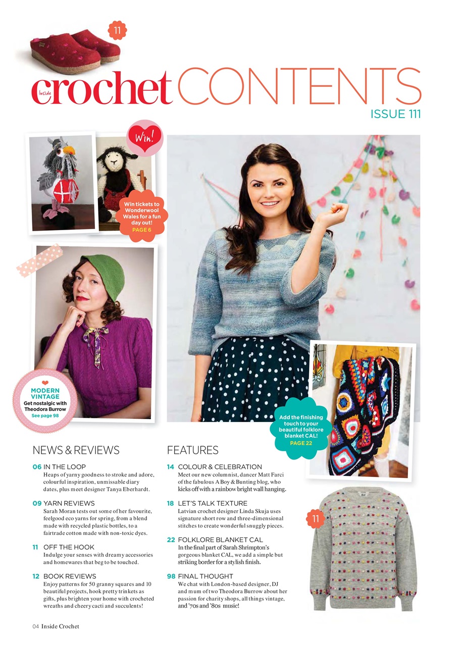 Inside Crochet Preview Pages