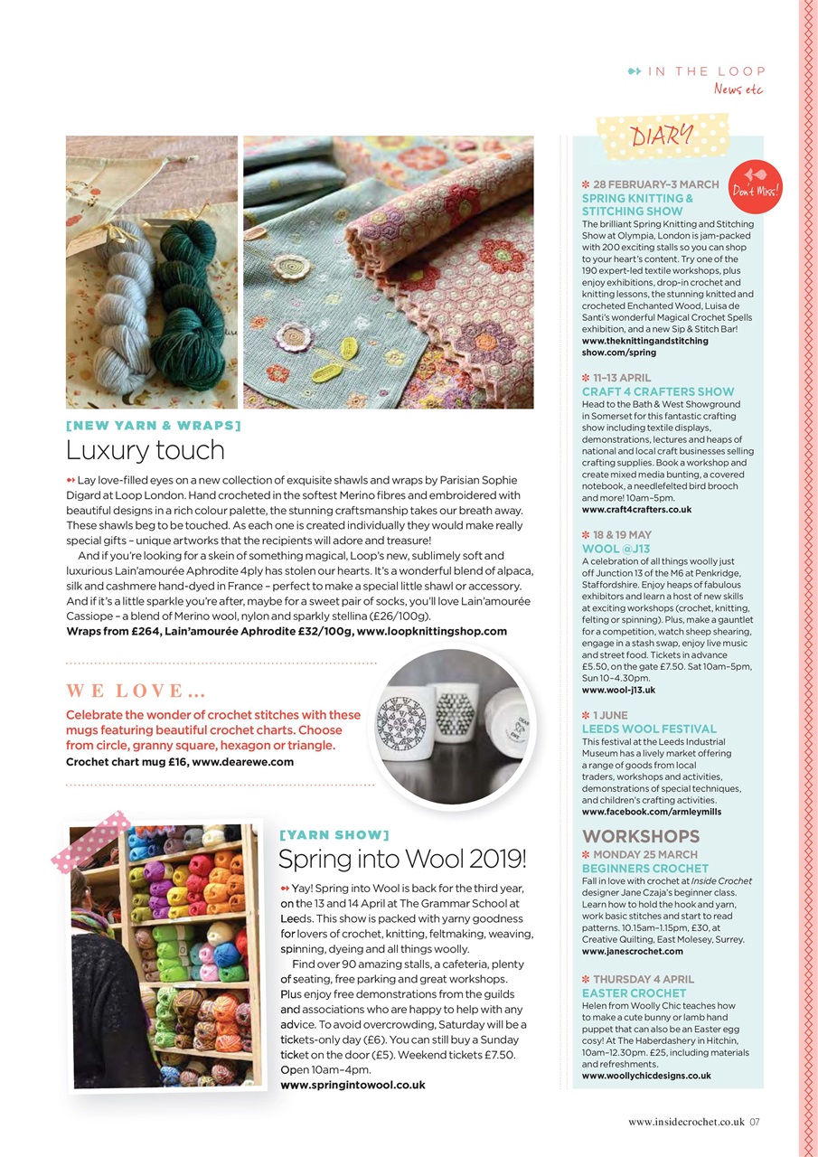 Inside Crochet Preview Pages