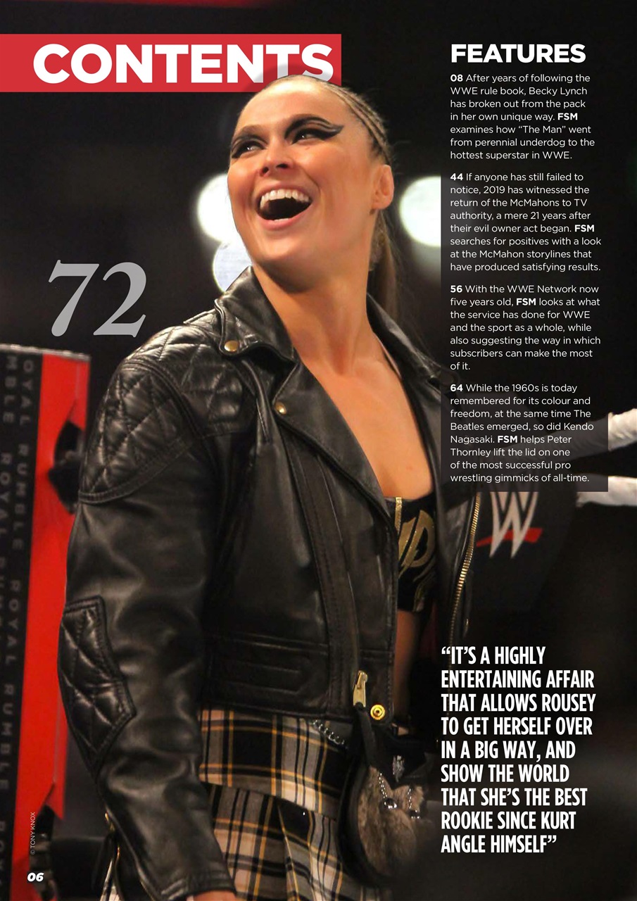 Wrestletalk Magazine Preview Pages