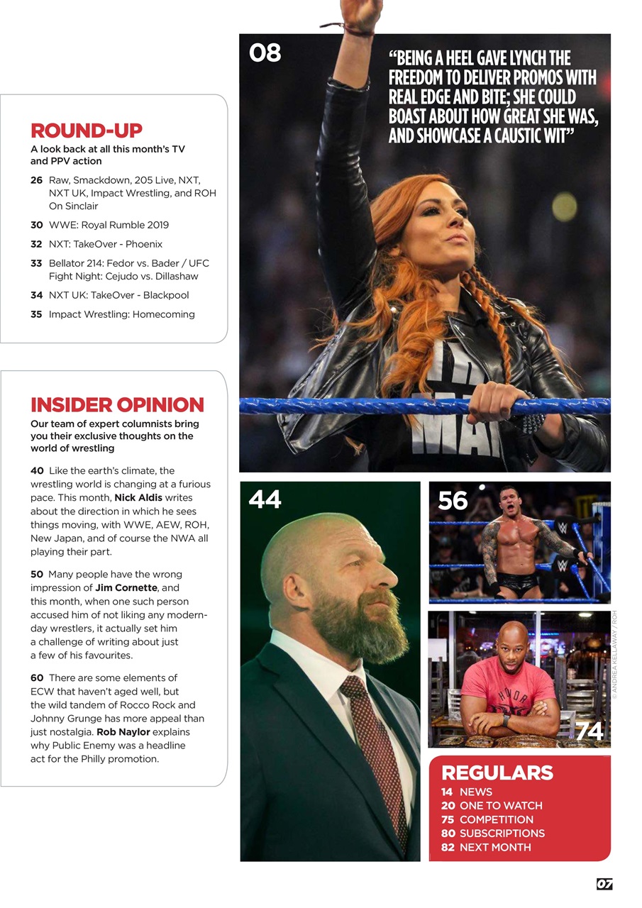 Wrestletalk Magazine Preview Pages