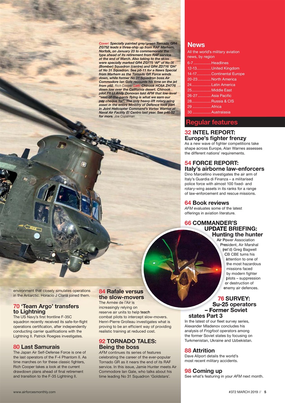 AirForces Monthly Preview Pages