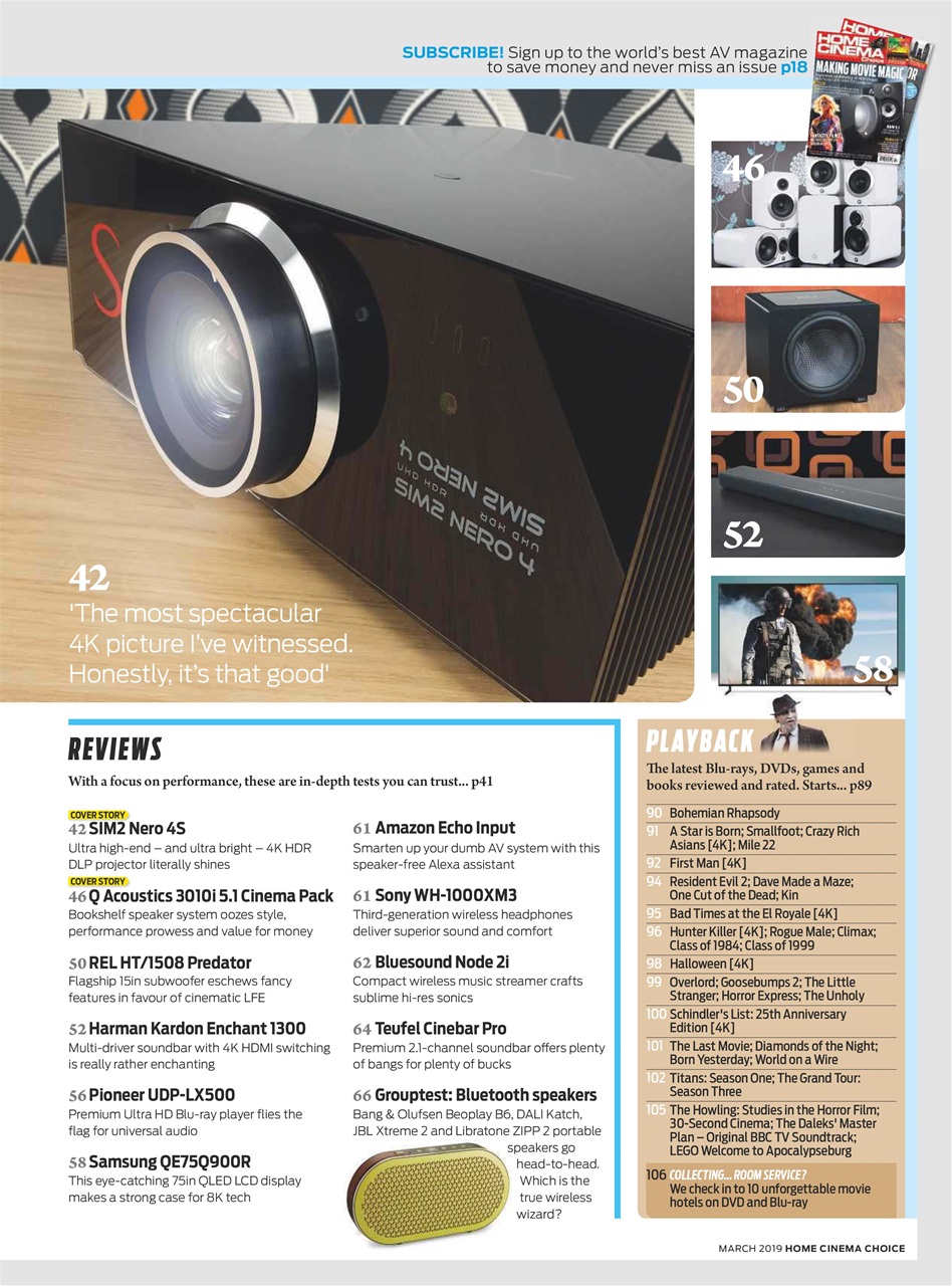 Home Cinema Choice Preview Pages