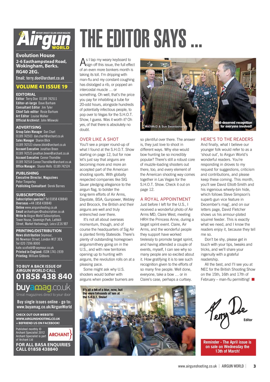Airgun World Preview Pages