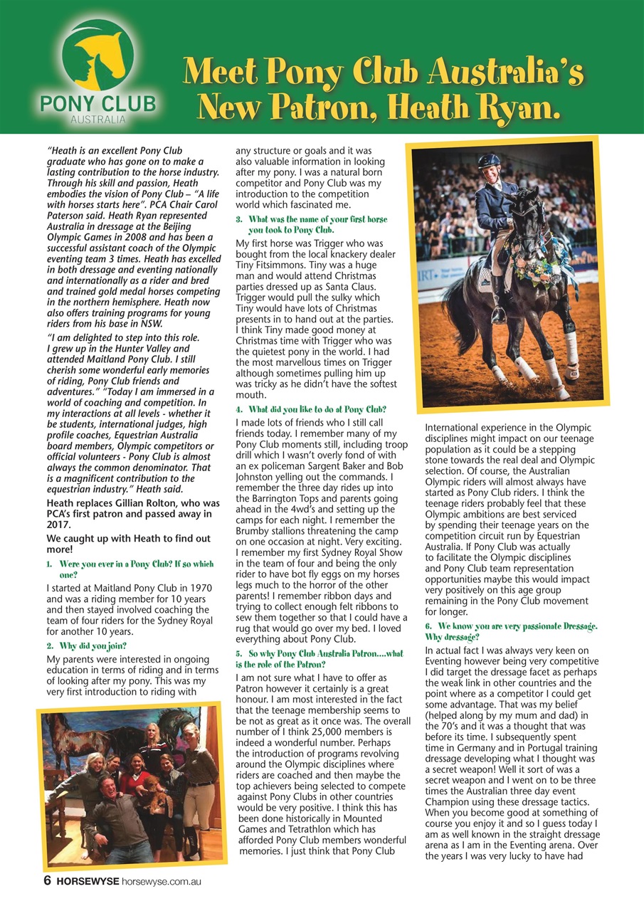 HorseWyse Magazine Preview Pages