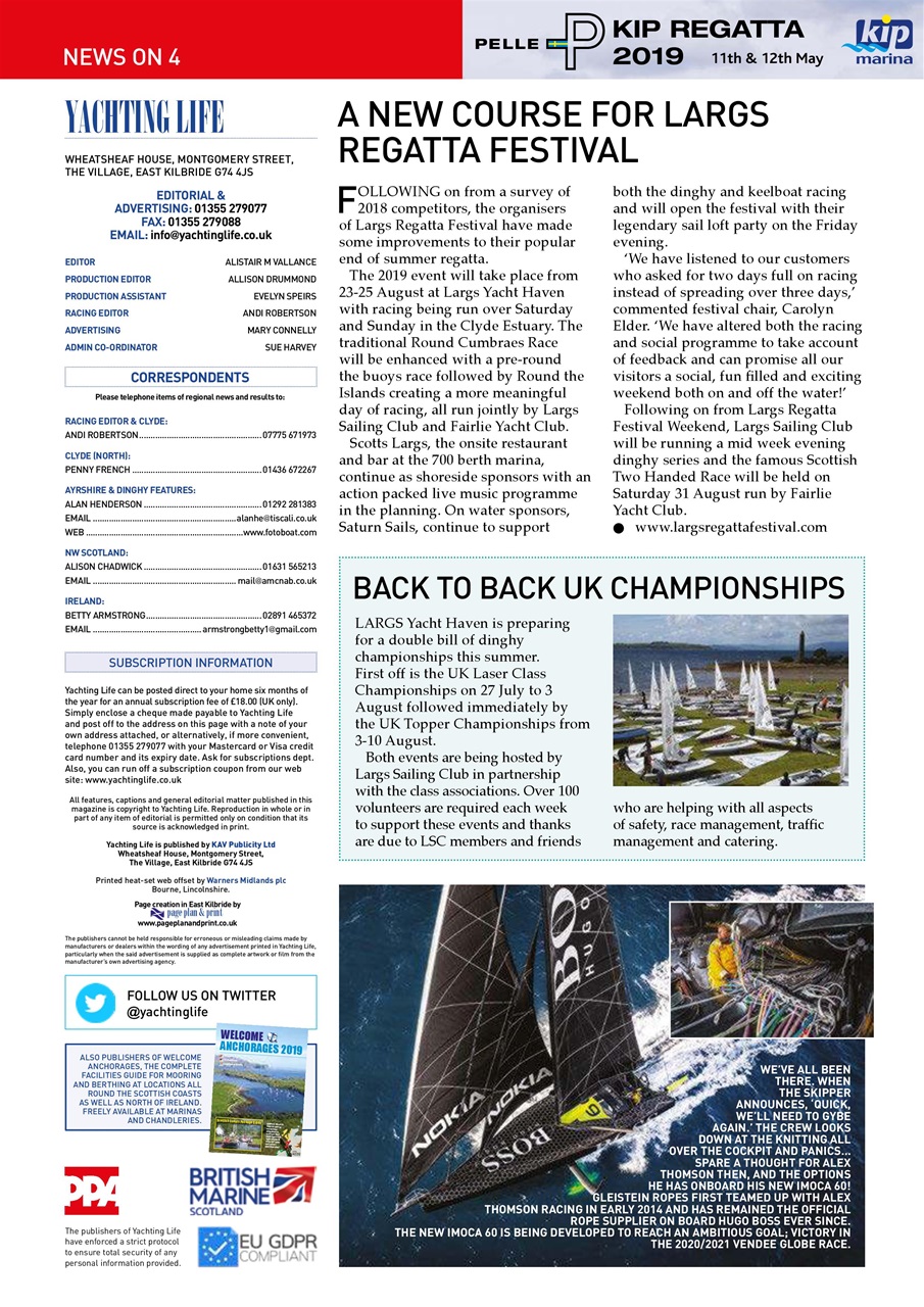 Yachting Life Preview Pages