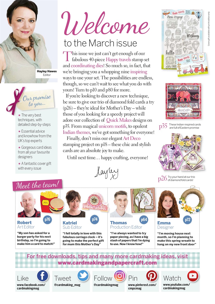 Cardmaking & Papercraft Preview Pages