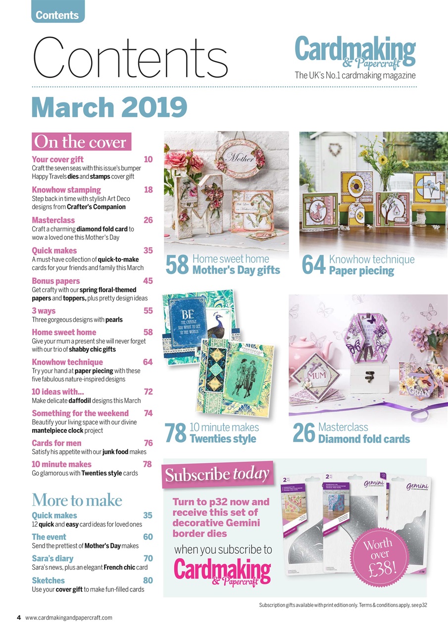 Cardmaking & Papercraft Preview Pages