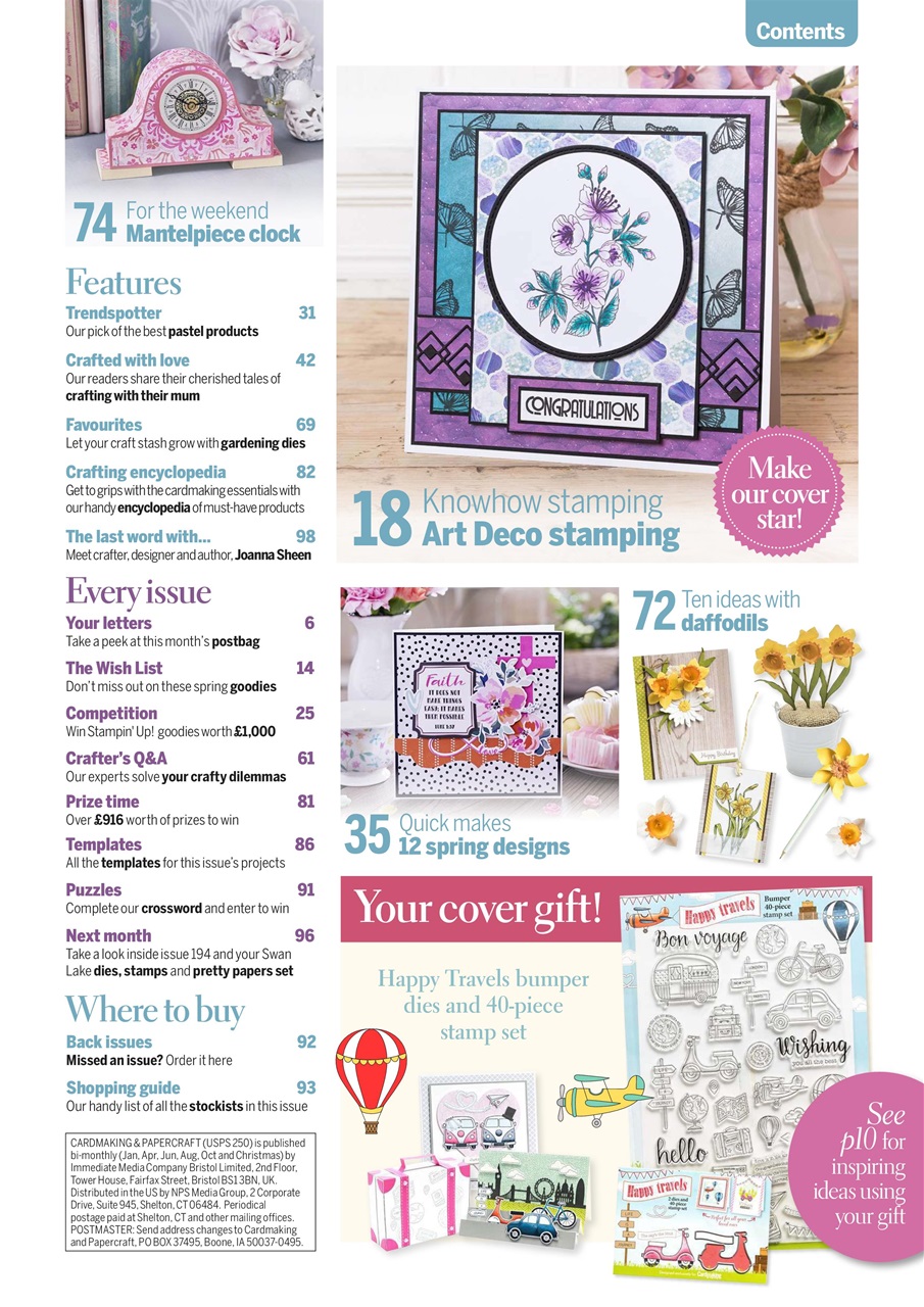 Cardmaking & Papercraft Preview Pages