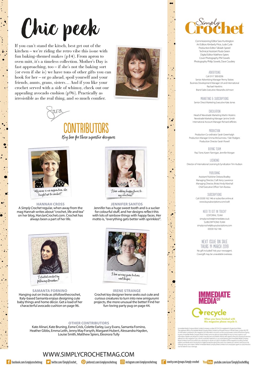 Simply Crochet Preview Pages
