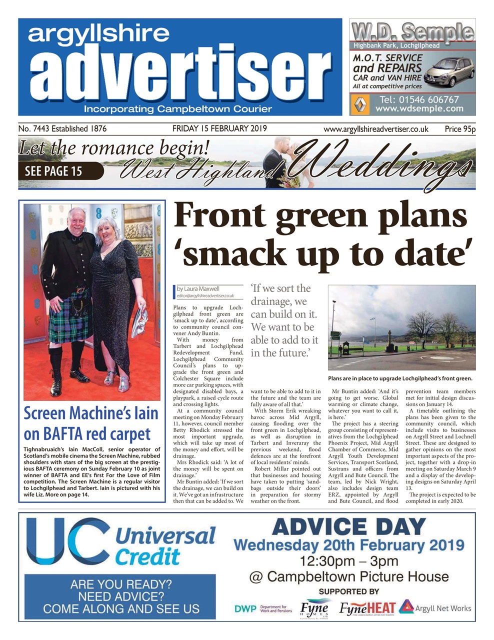 Argyllshire Advertiser Preview Pages