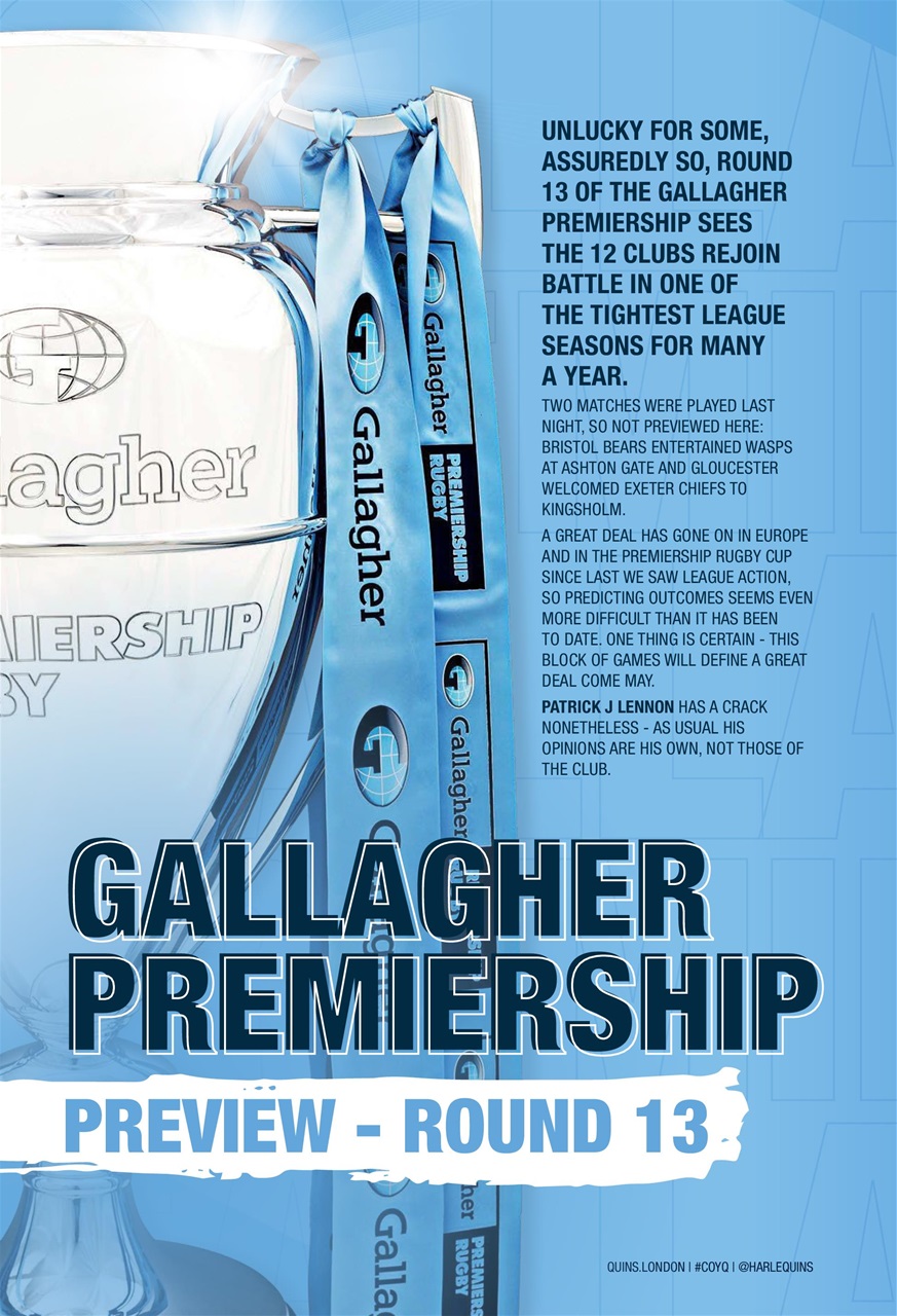 Harlequins Preview Pages