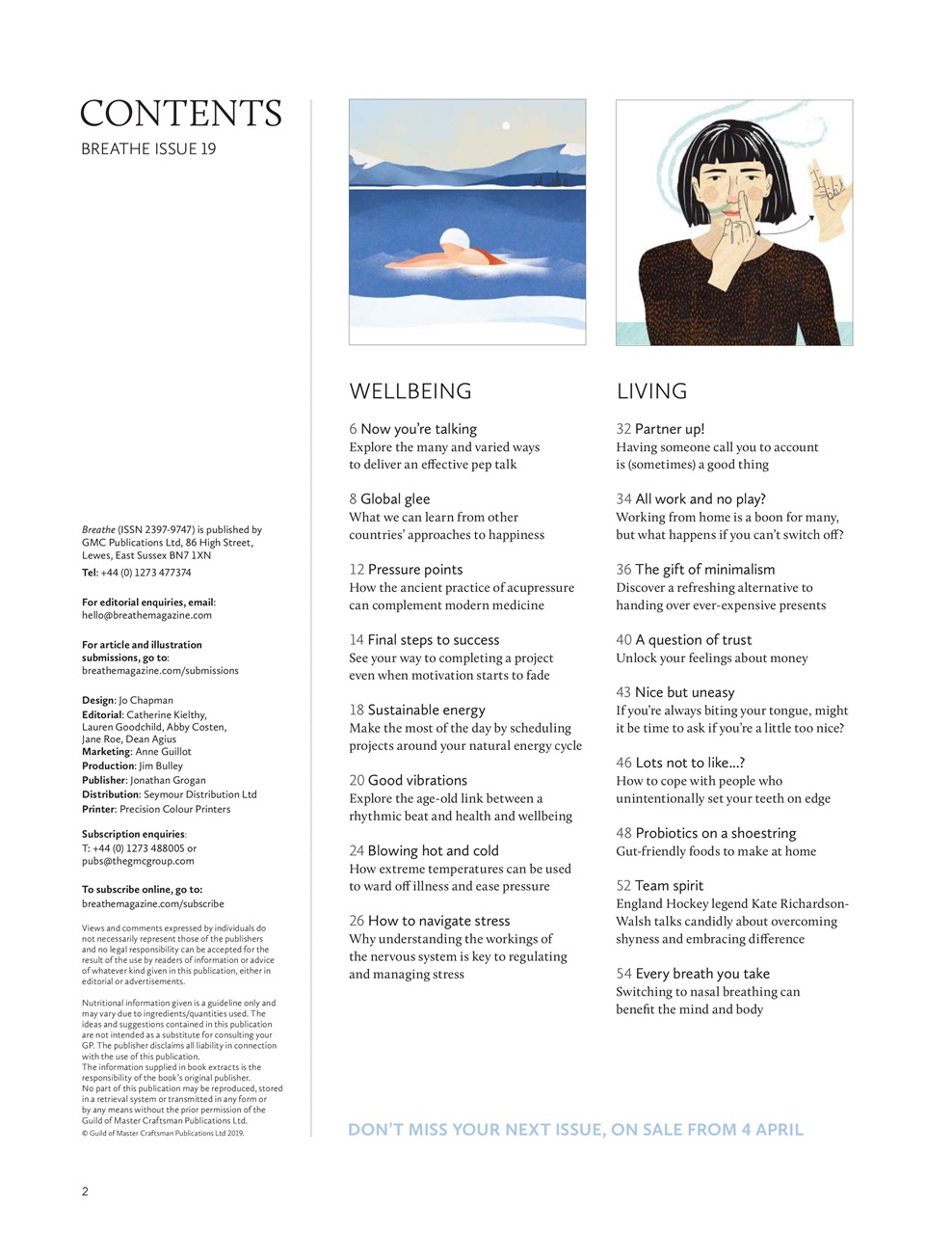 Breathe Preview Pages