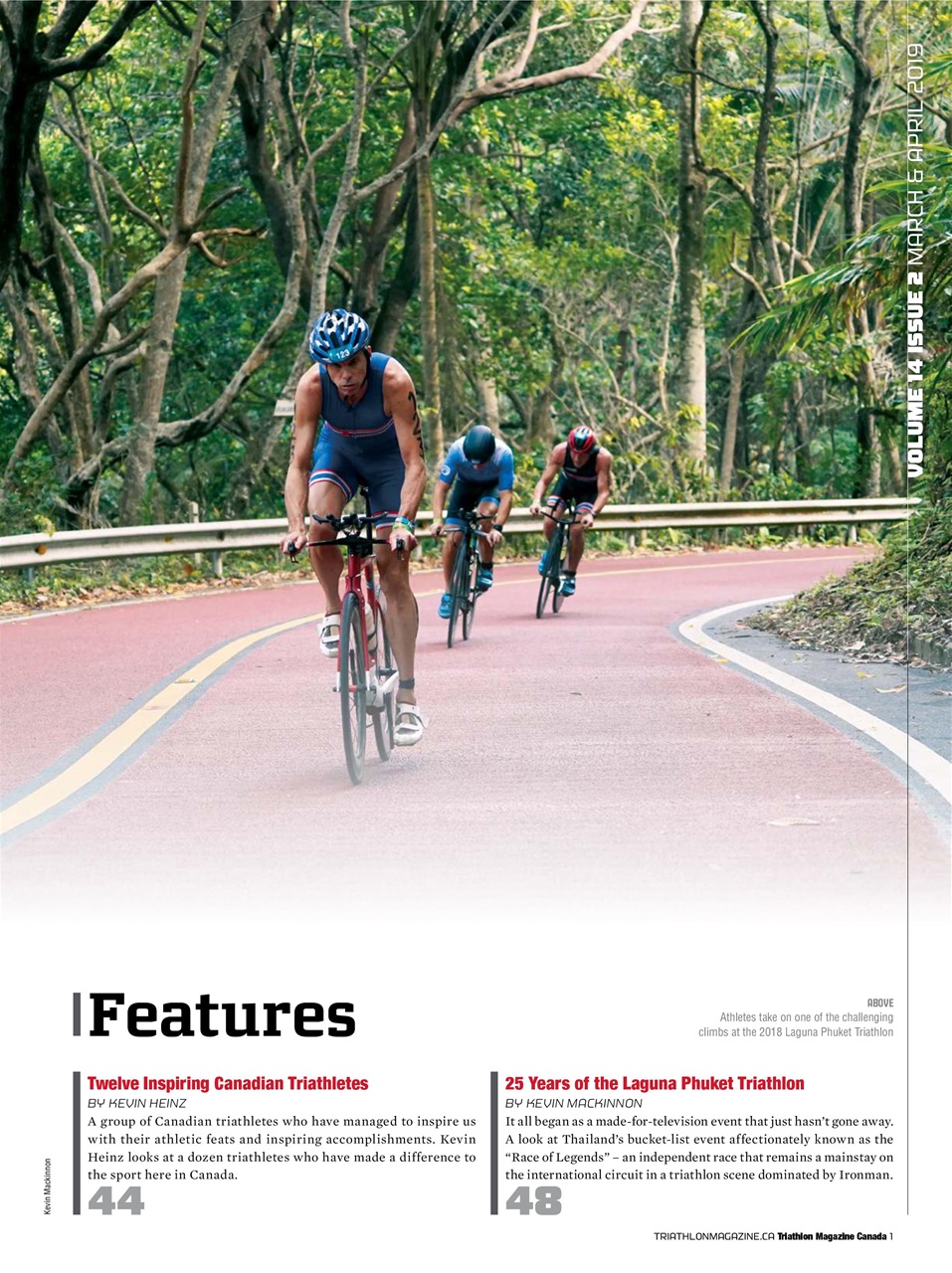 Triathlon Magazine Canada Preview Pages