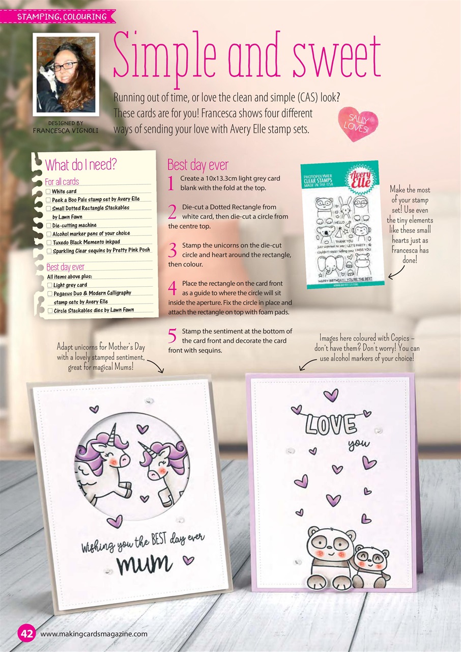 Making Cards & Papercraft Preview Pages