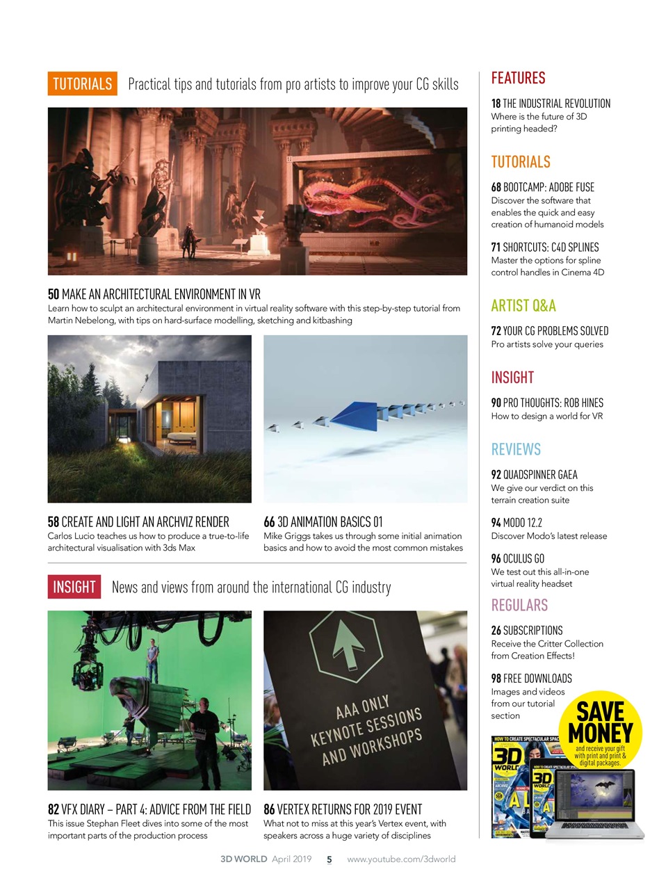 3D World Preview Pages