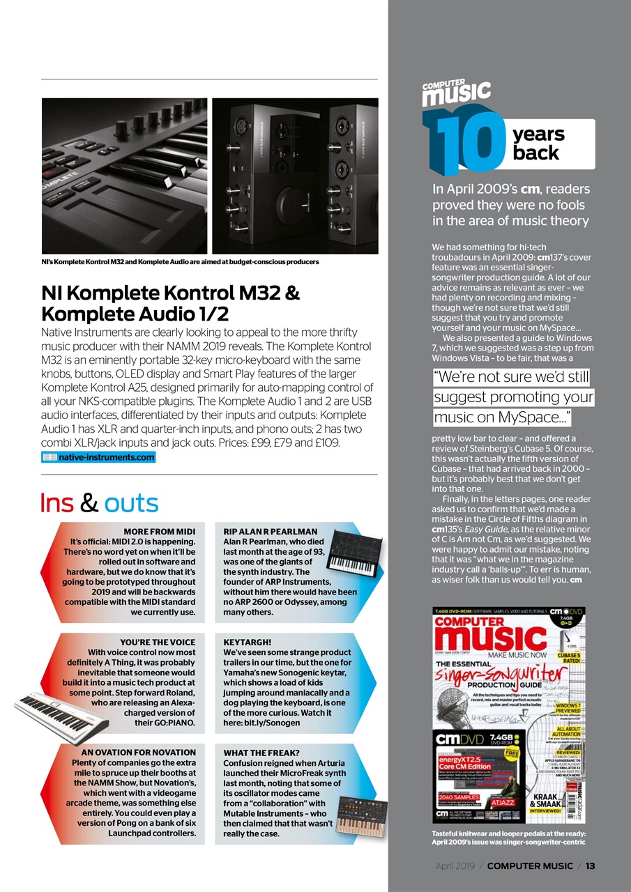 Computer Music Preview Pages