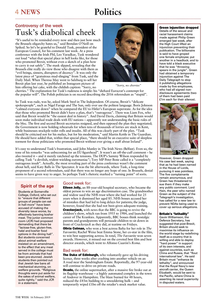 The Week Preview Pages