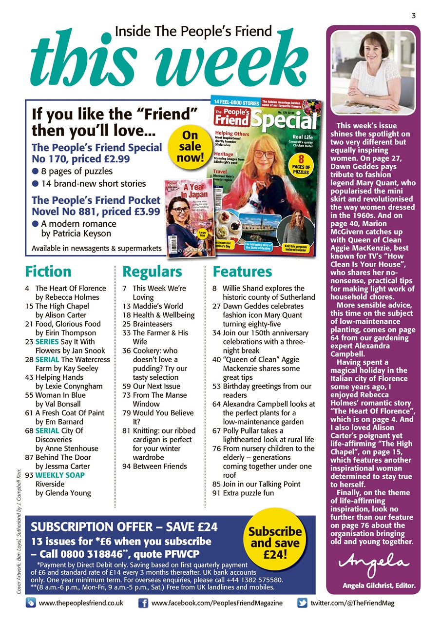 The People’s Friend Preview Pages