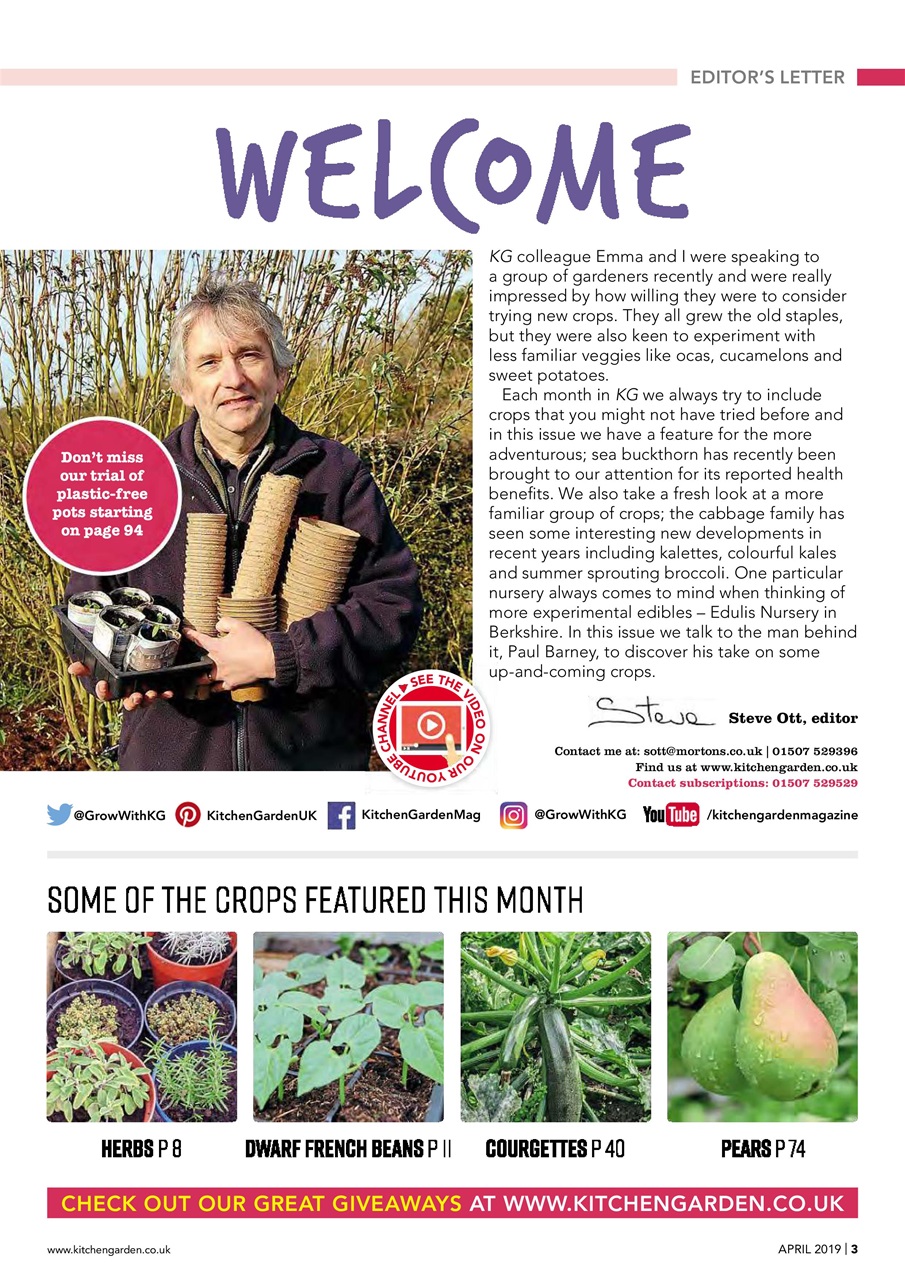 Kitchen Garden Magazine Preview Pages