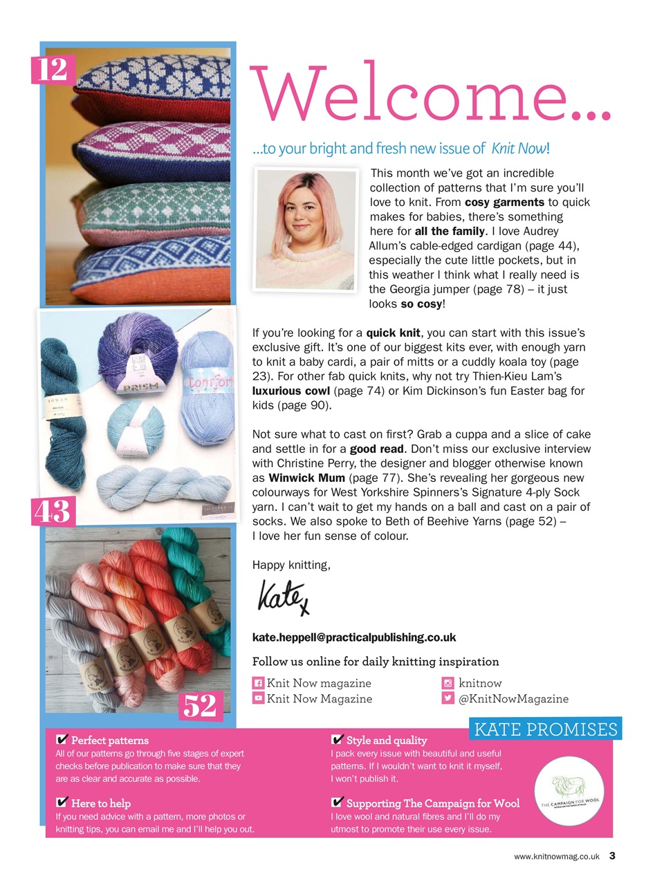 Knit Now Preview Pages