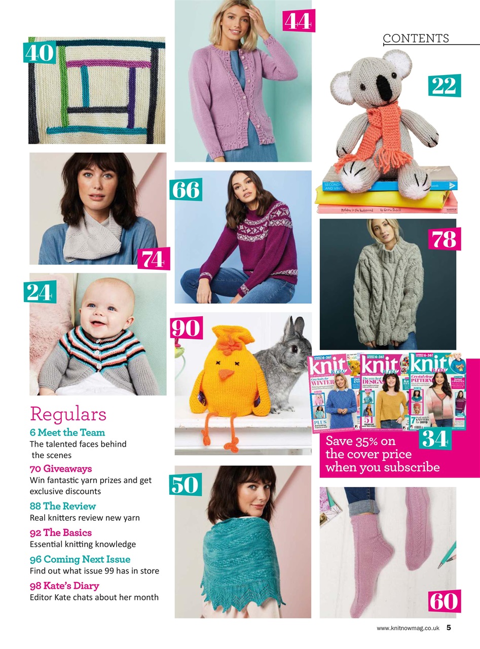 Knit Now Preview Pages