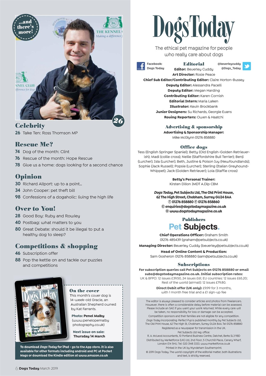 Dogs Today Magazine Preview Pages