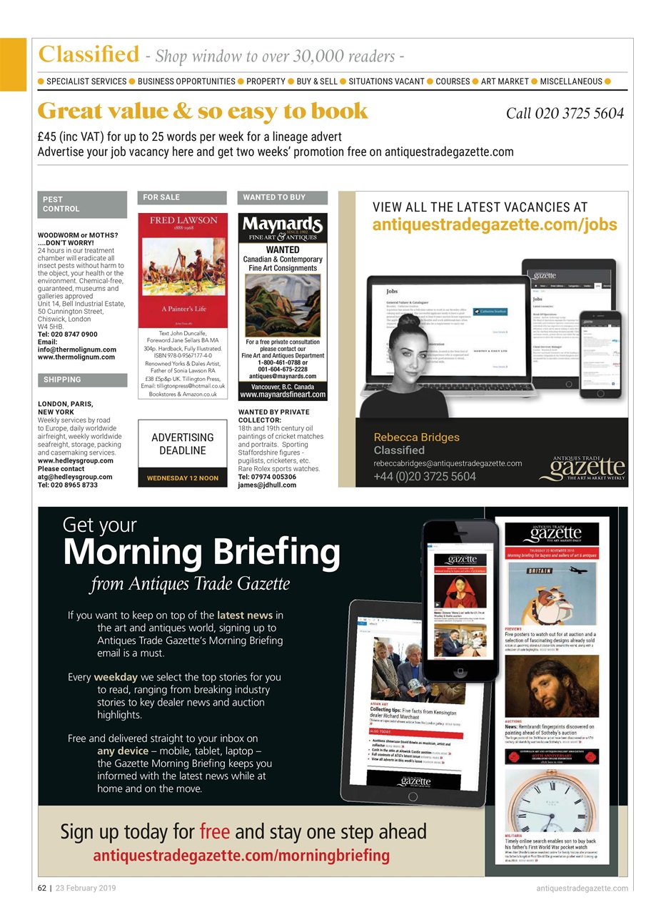 Antiques Trade Gazette Preview Pages