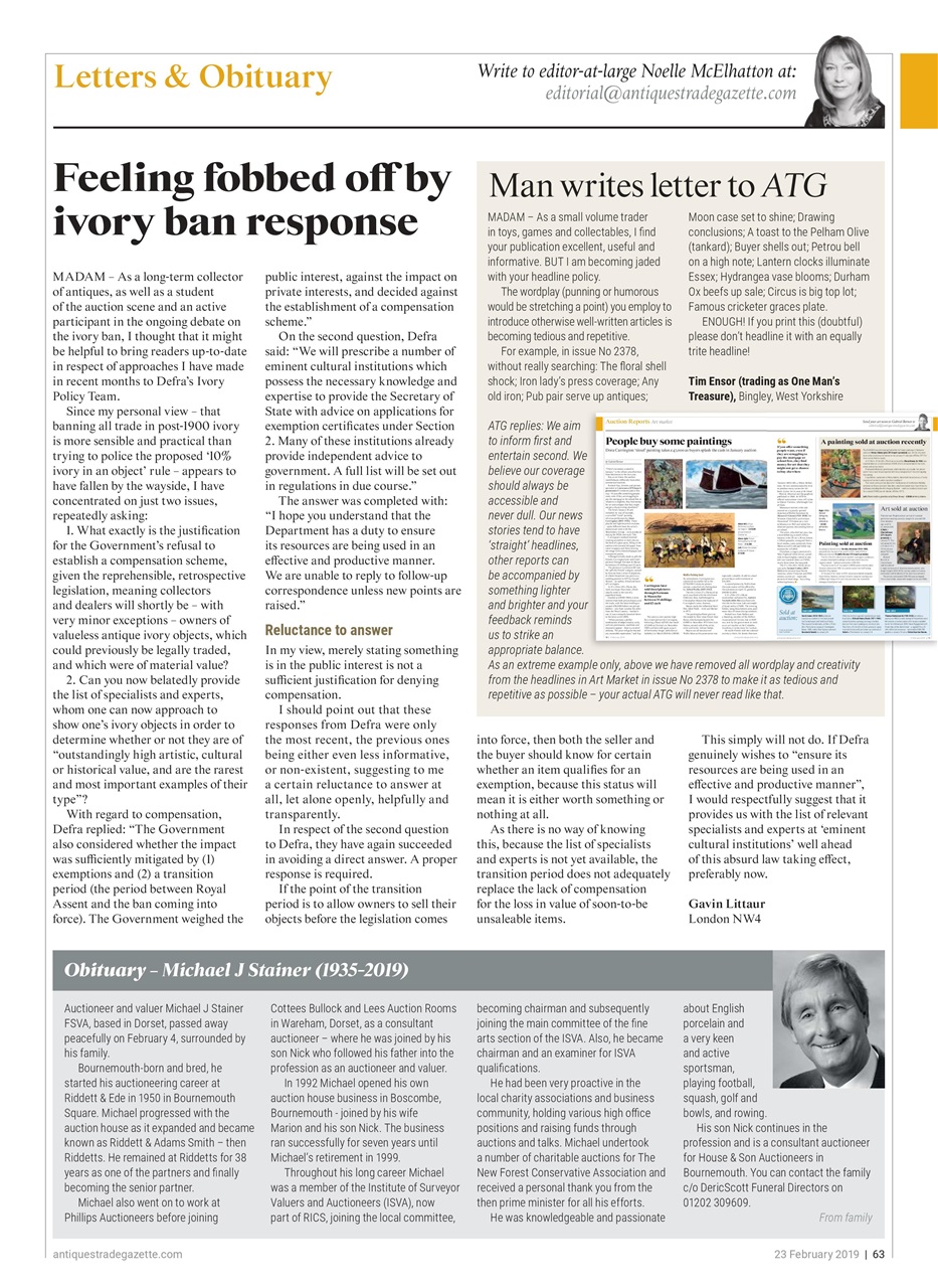 Antiques Trade Gazette Preview Pages