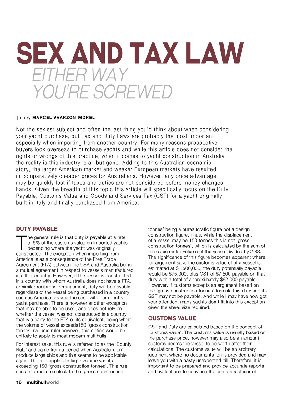 Multihull World Preview Pages