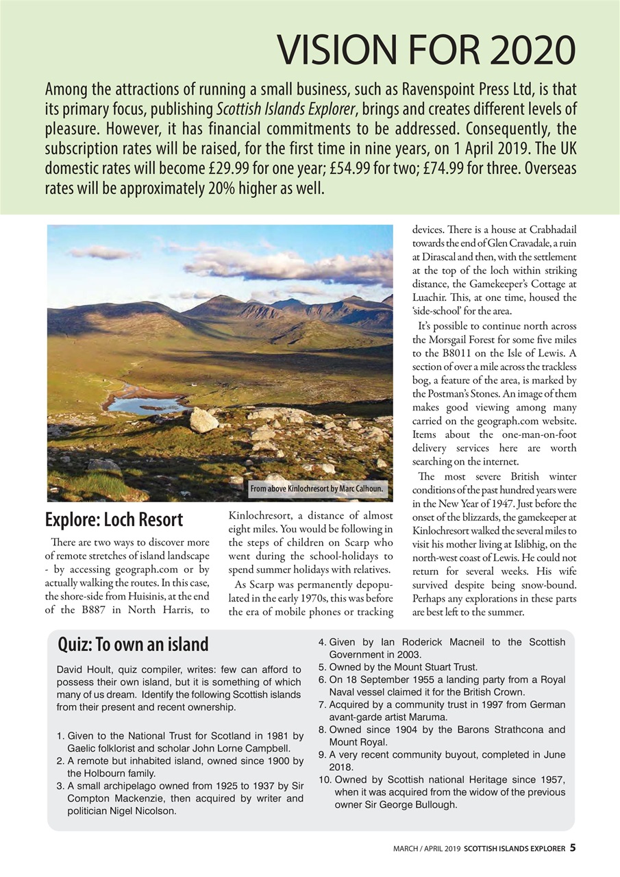 Scottish Islands Explorer Preview Pages
