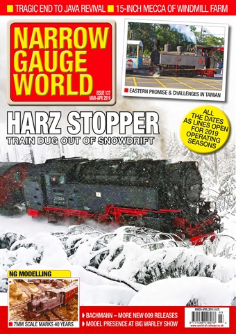 Narrow Gauge World issue Mar-April 2019