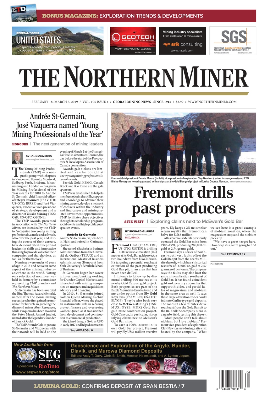 The Northern Miner Preview Pages