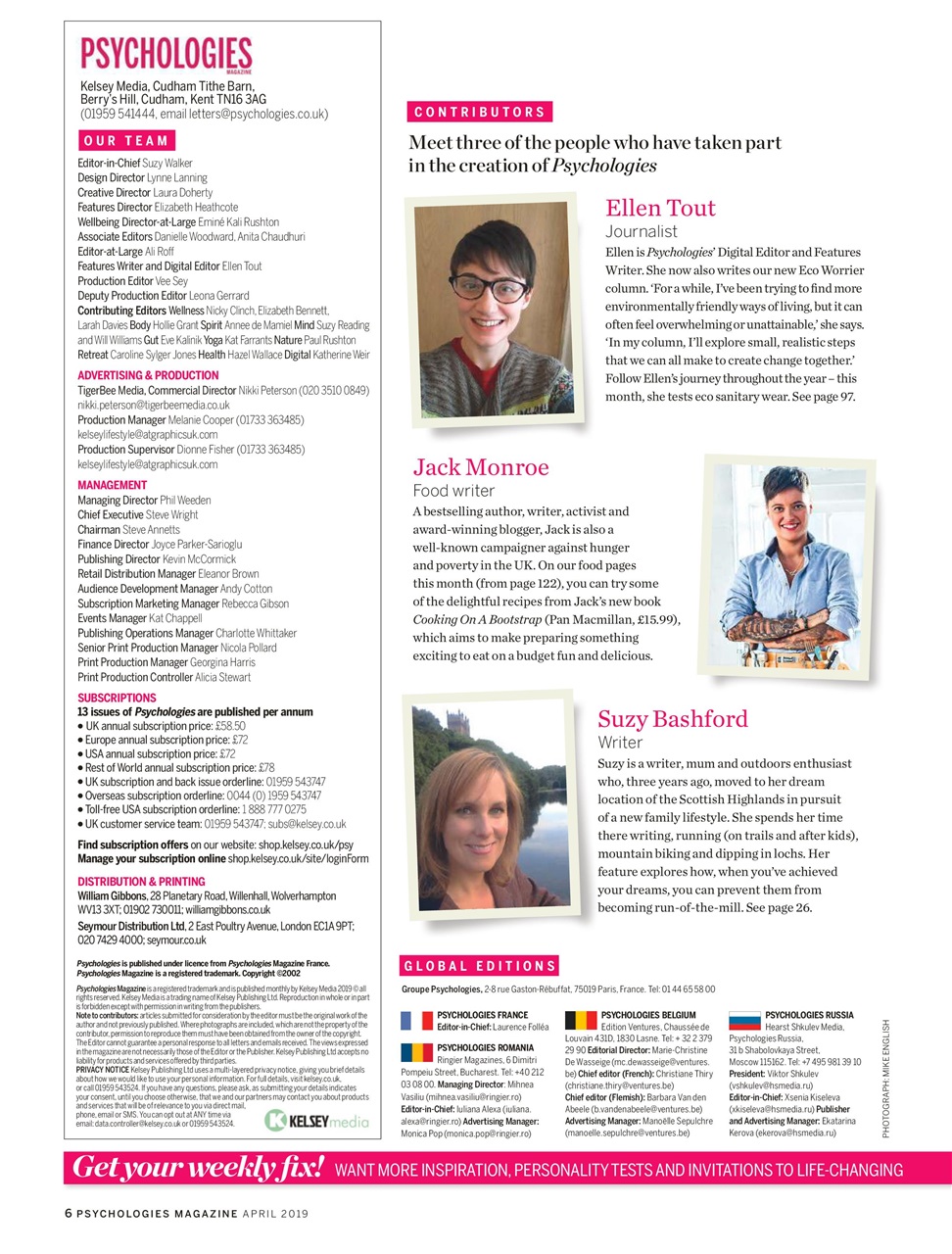 Psychologies Preview Pages