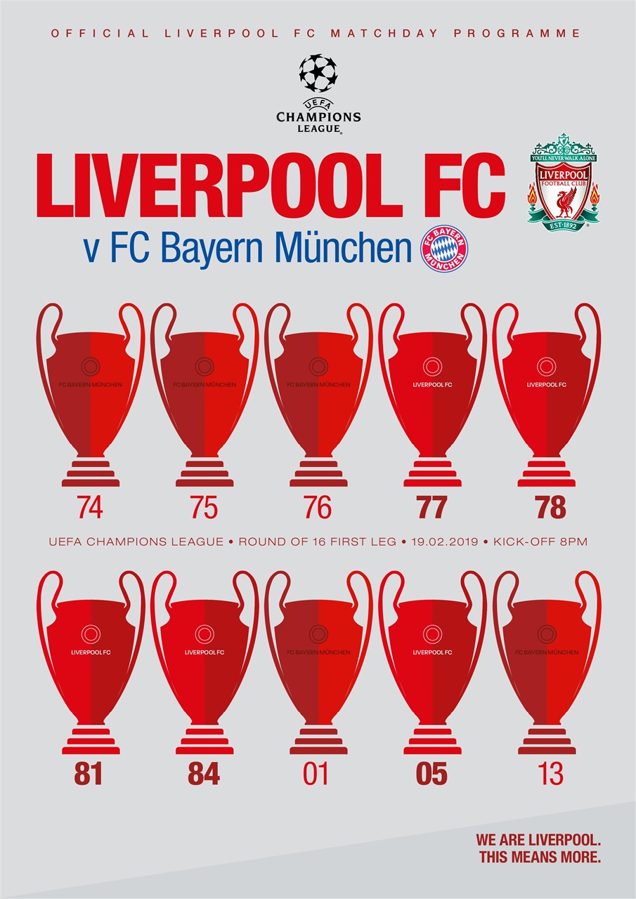 Liverpool FC Programmes Preview Pages
